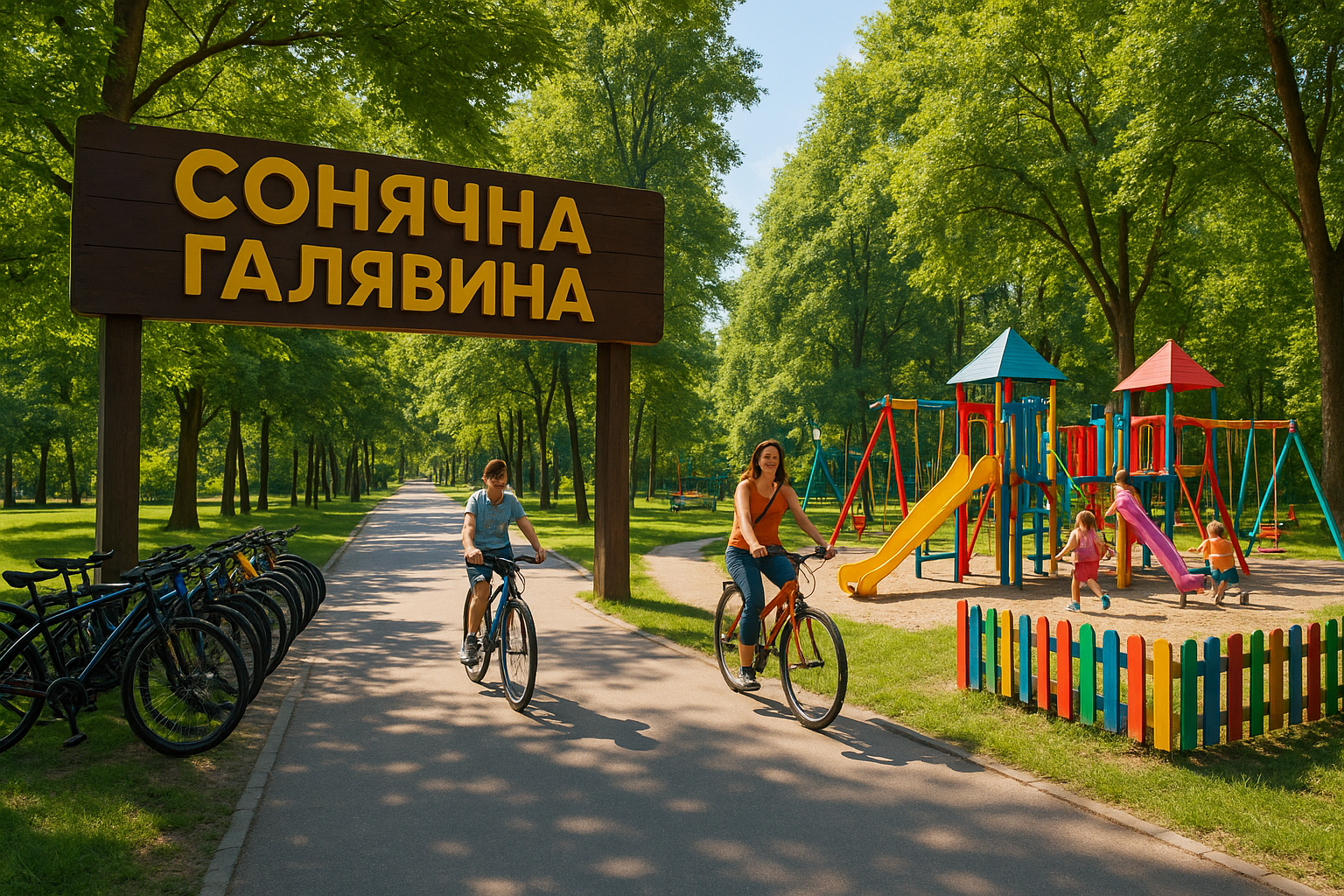 База "Сонячна Поляна" - кемпінг з парком і прокатом велосипедів