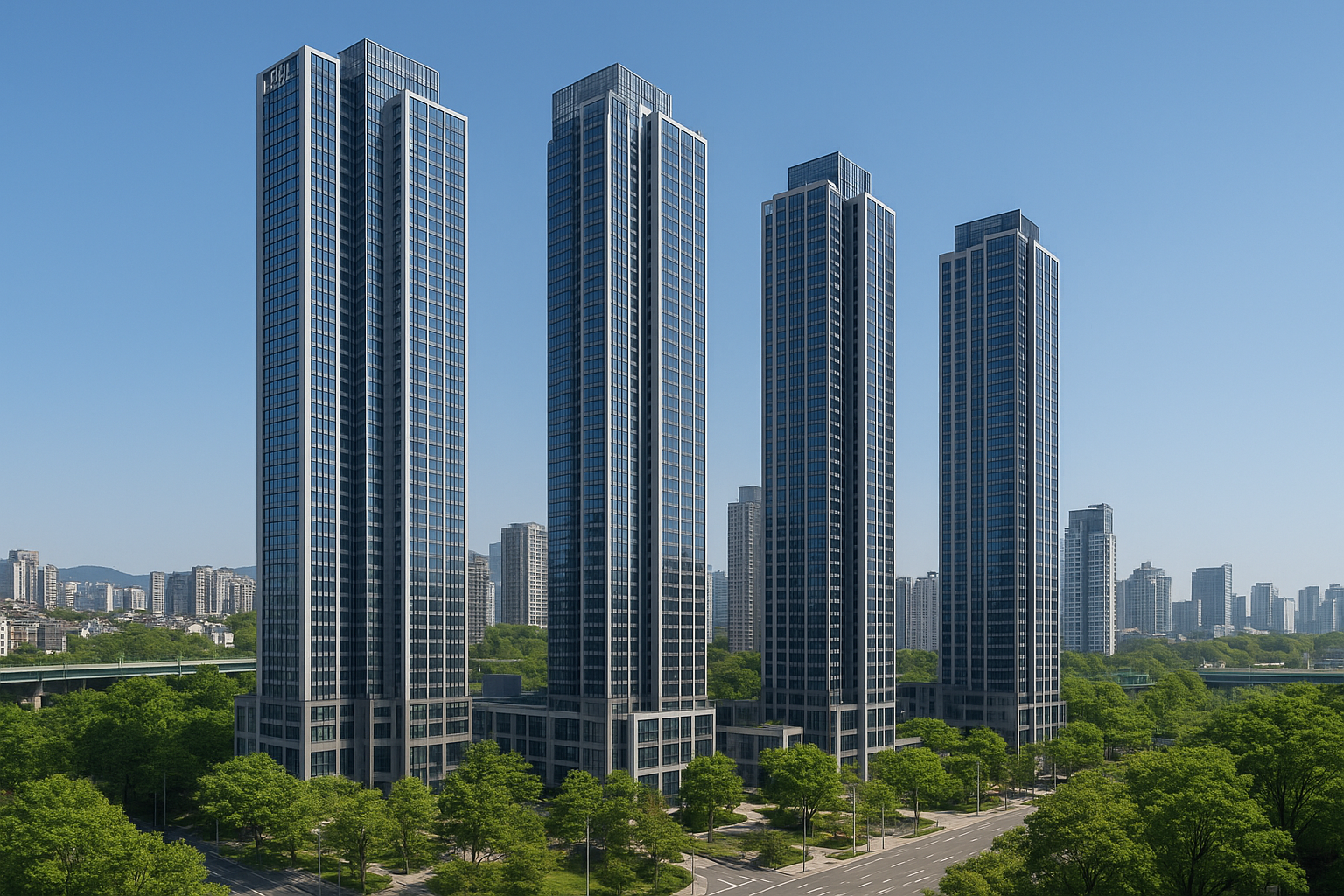 서울 아파트 전경