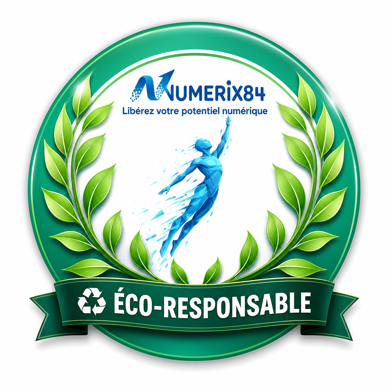 Badge Éco-label Numérix84