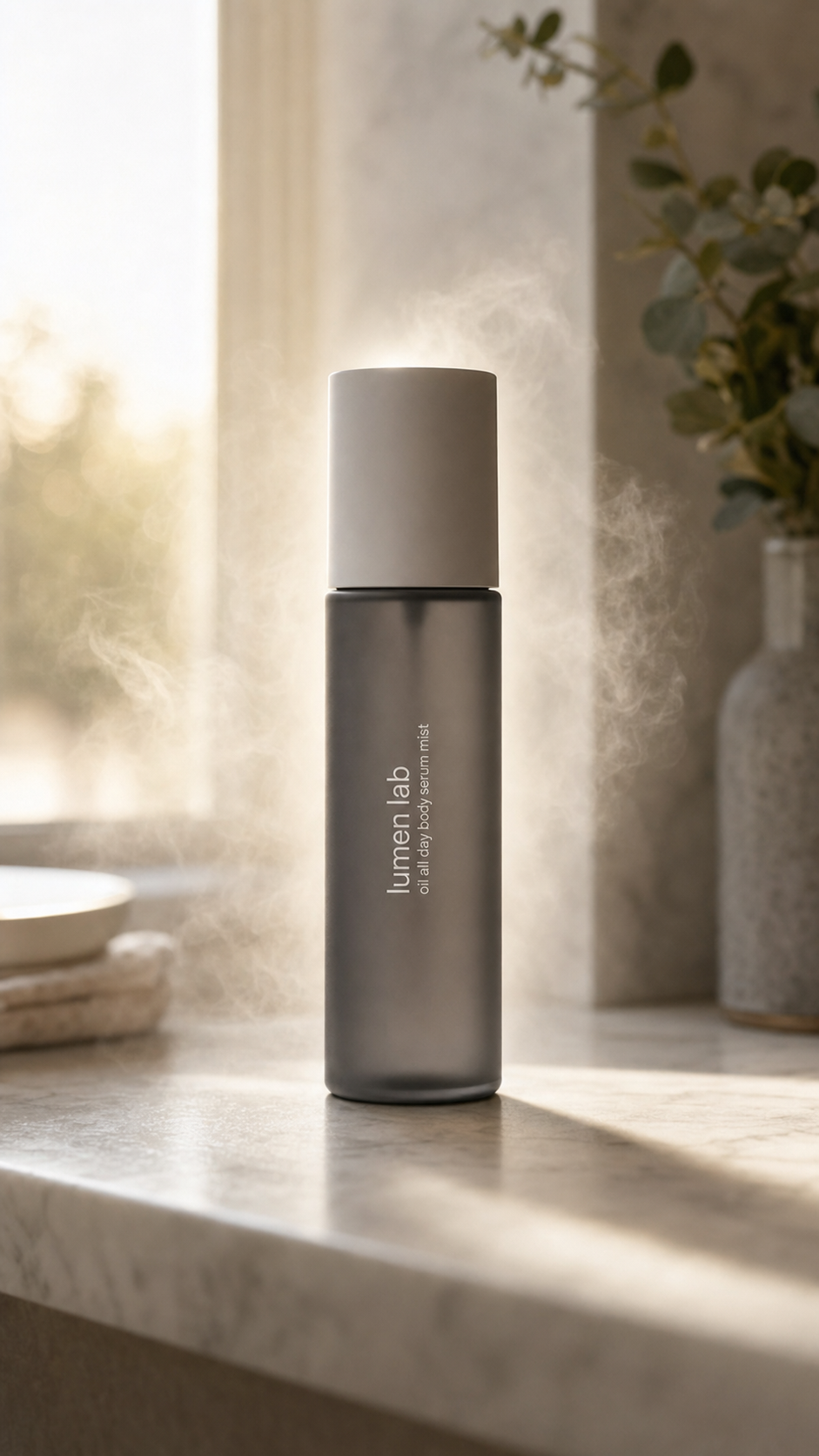 Lumen Lab 01 body serum mist bottle