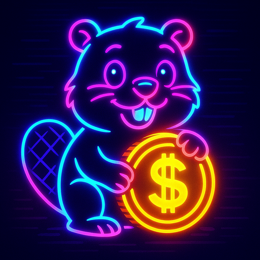 PKAST neon beaver mascot