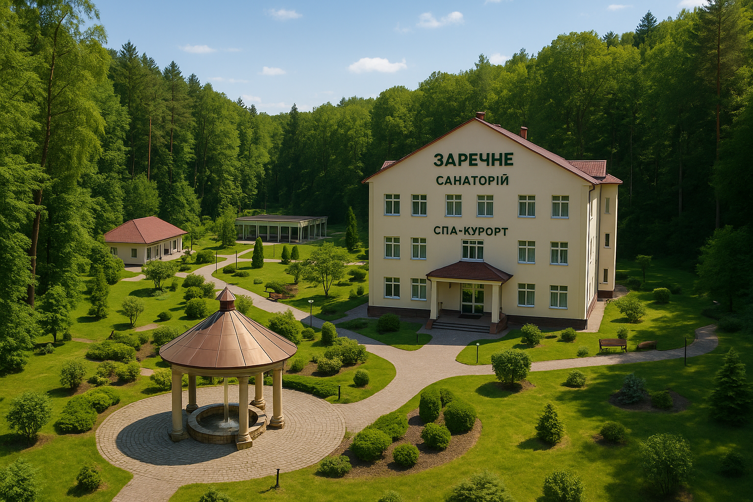 Санаторий "Заречное" - современный оздоровительный центр с минеральными водами