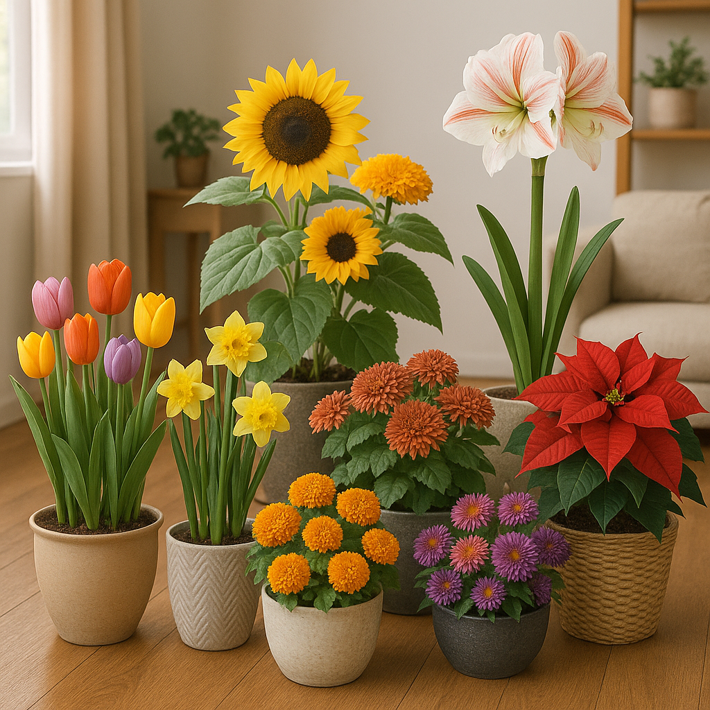 Plantas y flores decorativas para cada temporada