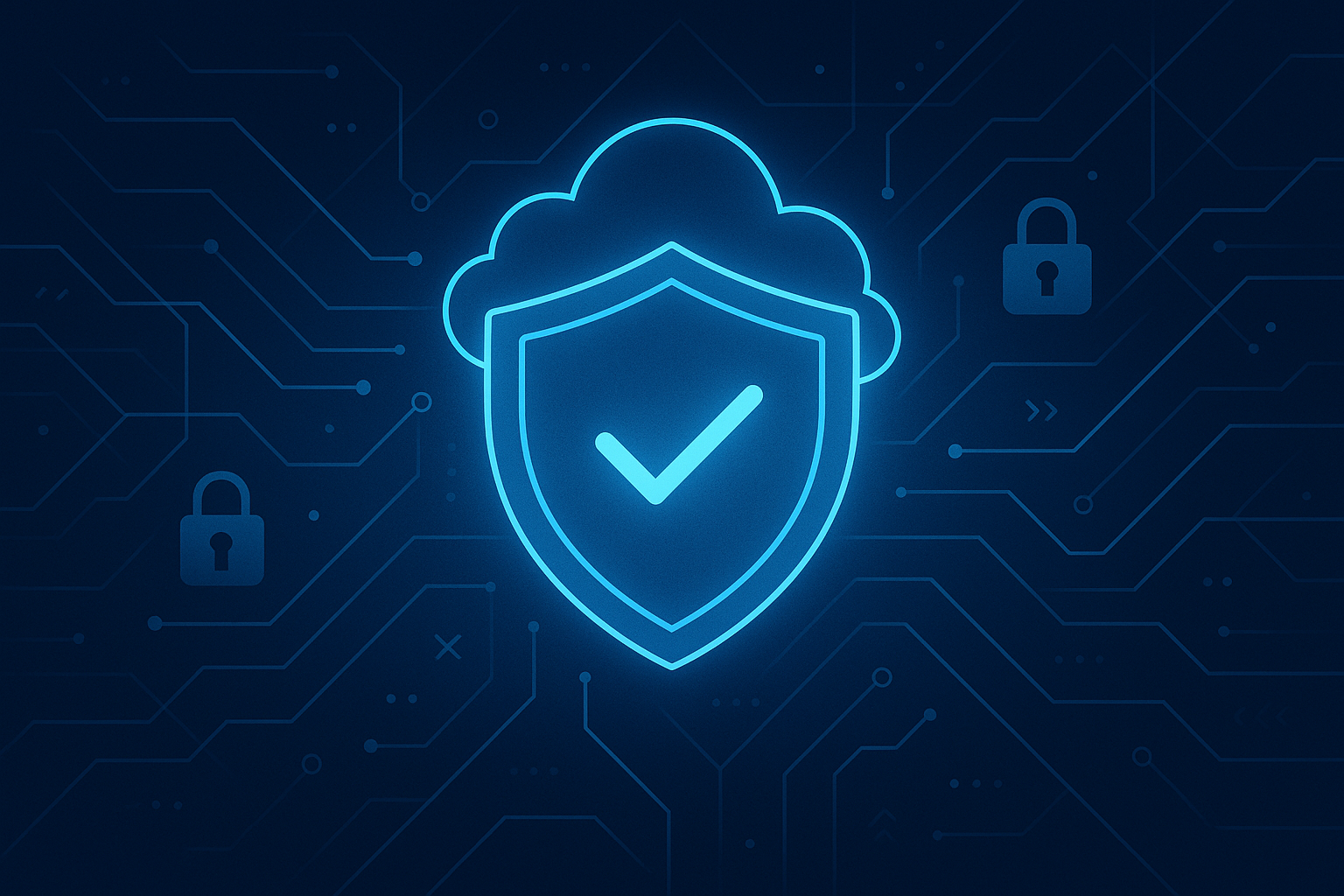 Cloud Security Illustration