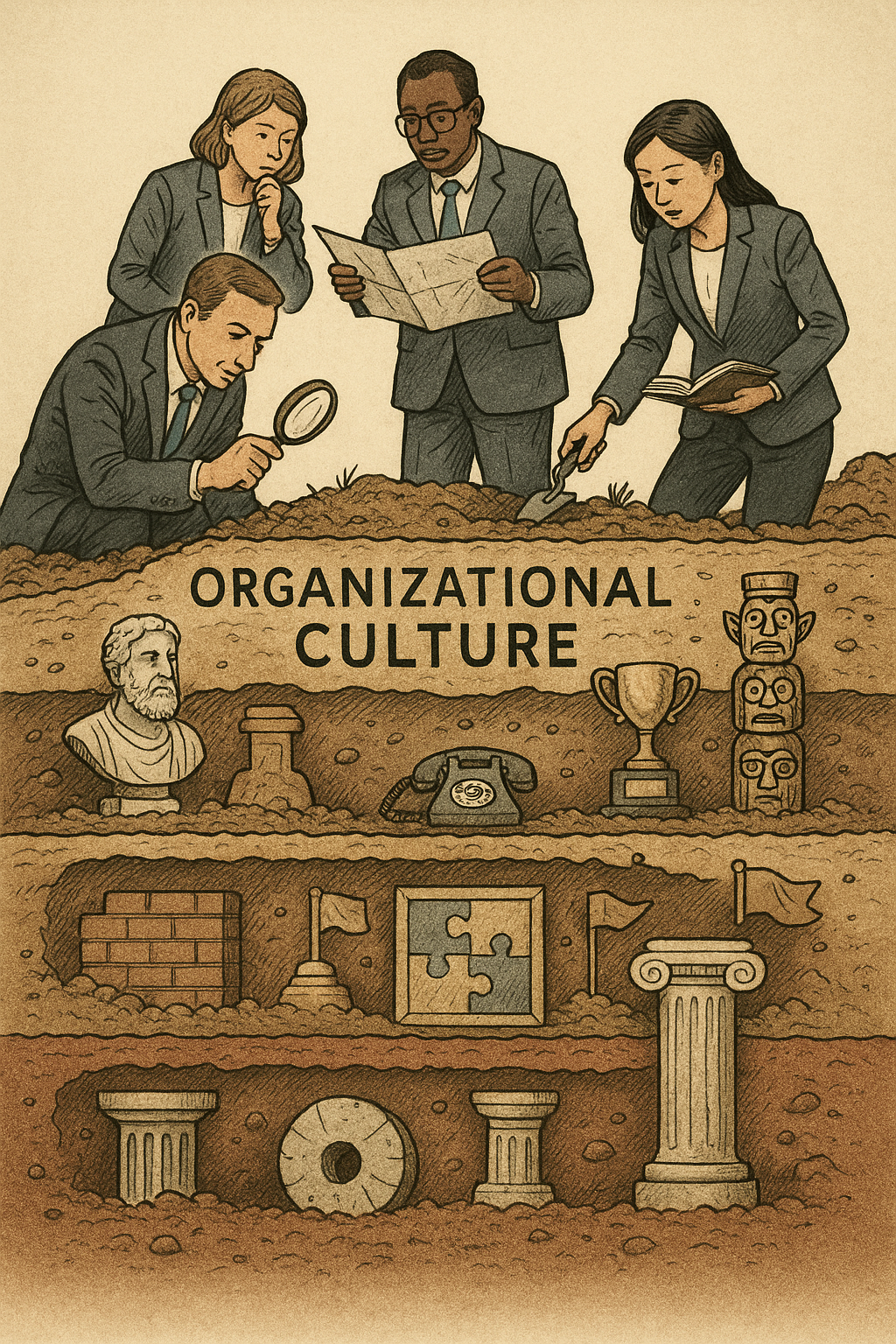 Cultural archaeology in organizational development: uncovering cultural foundations for sustainable change