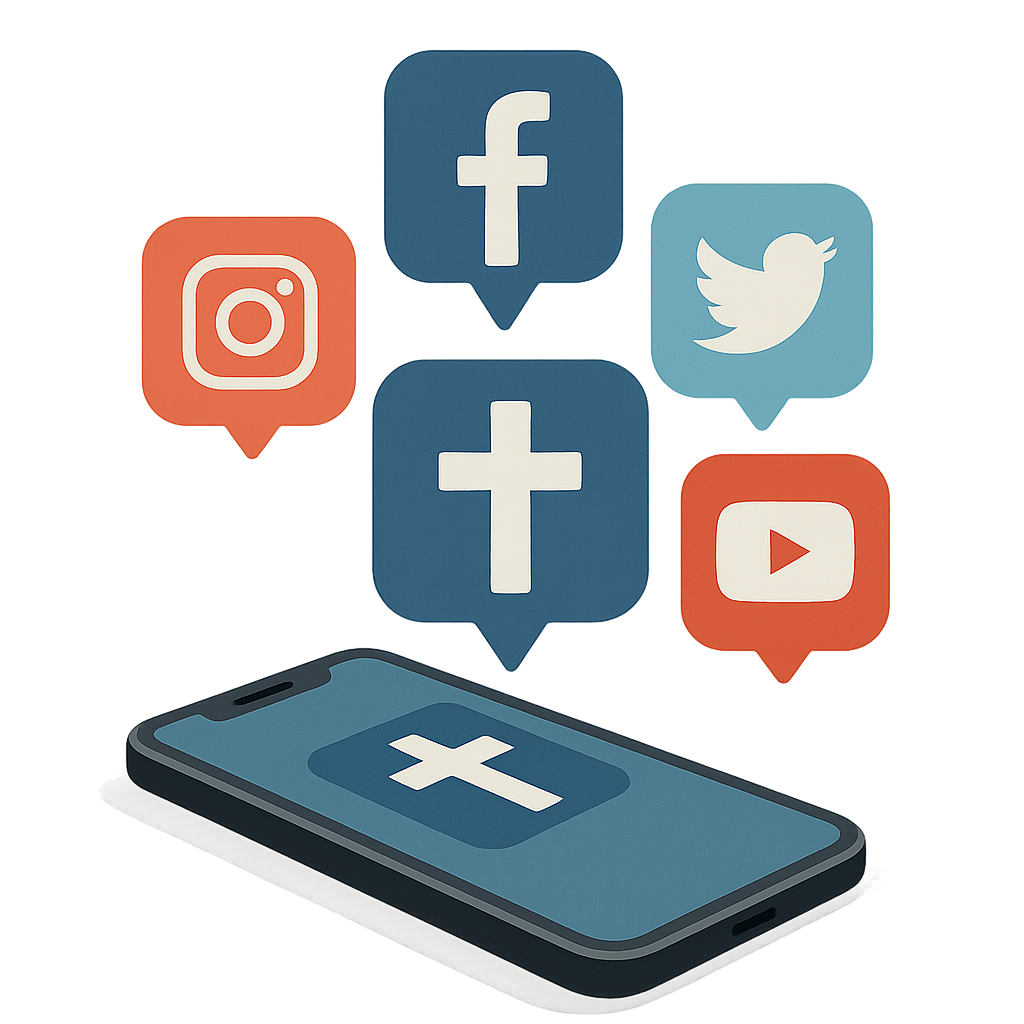 Evangelización digital católica en redes sociales