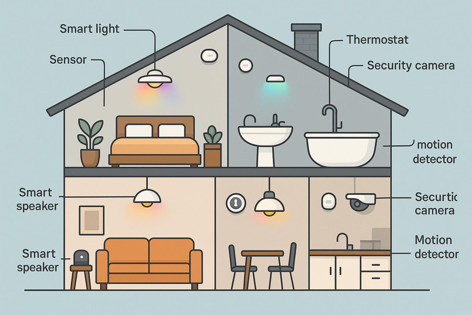 Smart Home Querschnitt