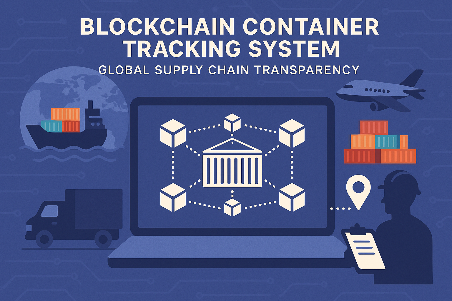 Hệ thống theo dõi container bằng blockchain đảm bảo minh bạch chuỗi cung ứng