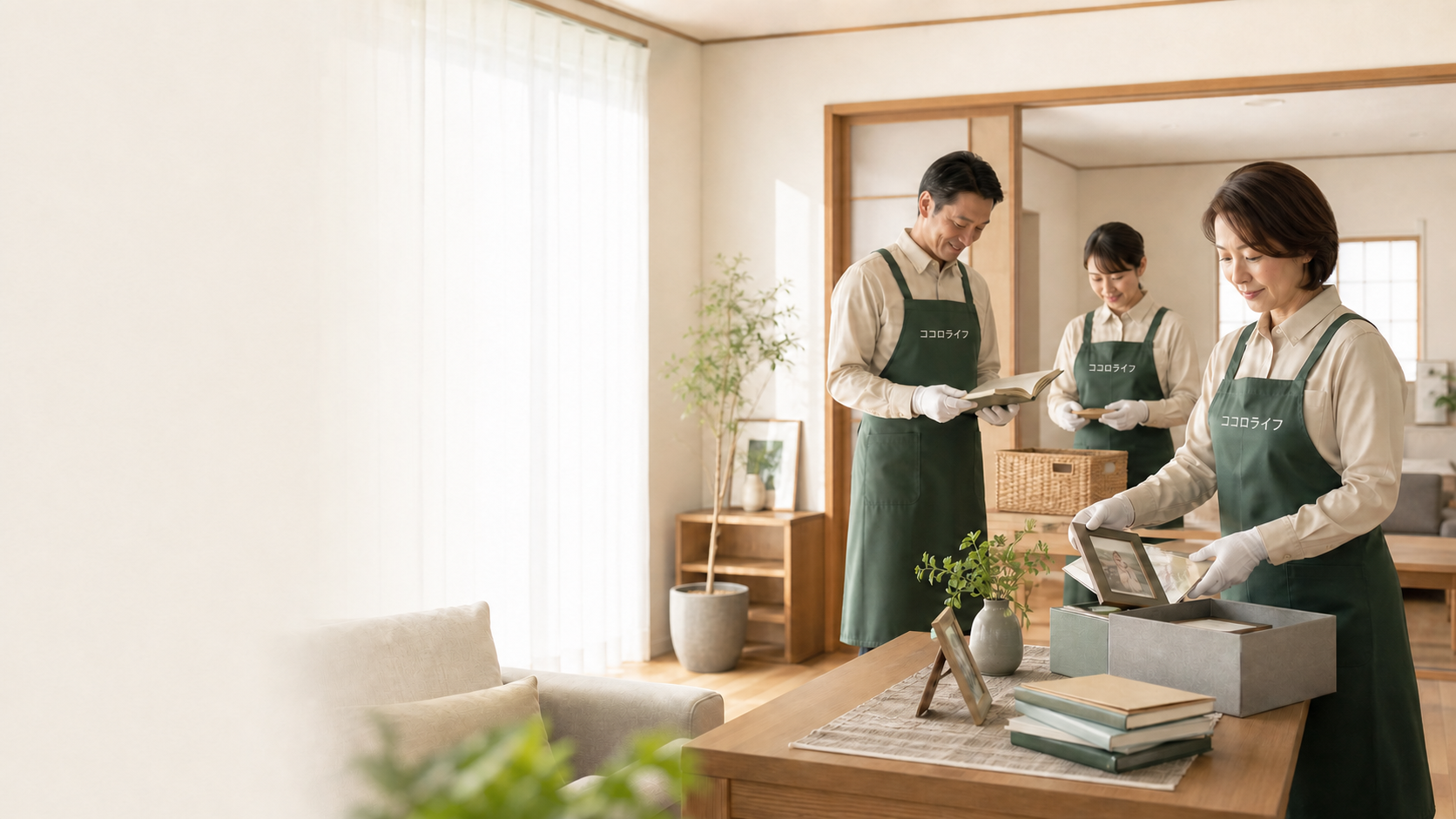 ご遺族に寄り添う遺品整理の様子