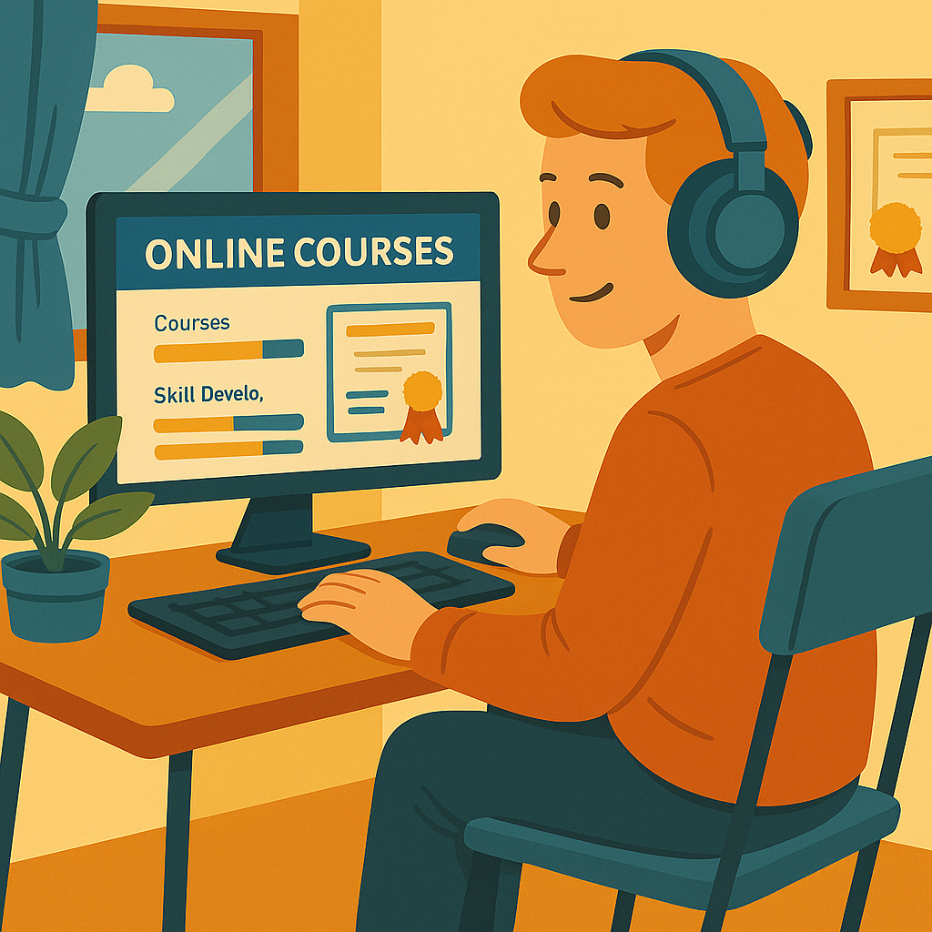 Continuous learning to build valuable skills for remote work