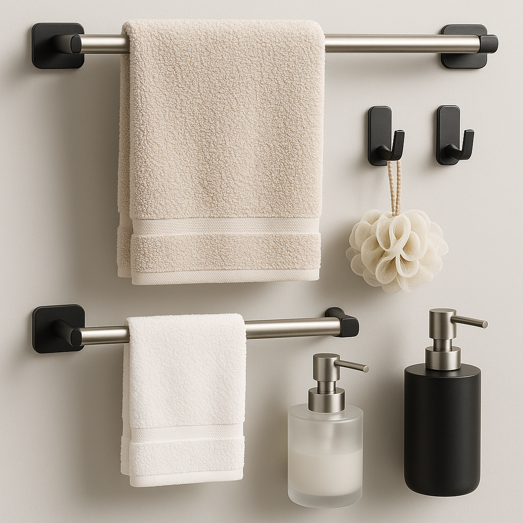 Accesorios funcionales y elegantes para el baño