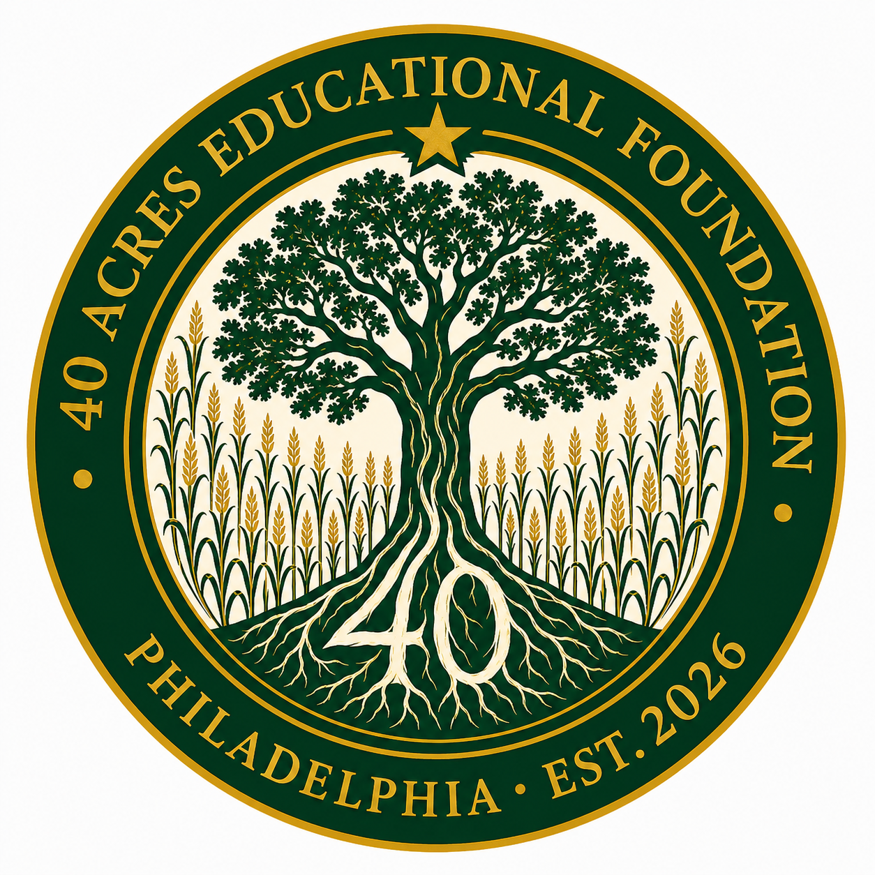 40 Acres Foundation Seal