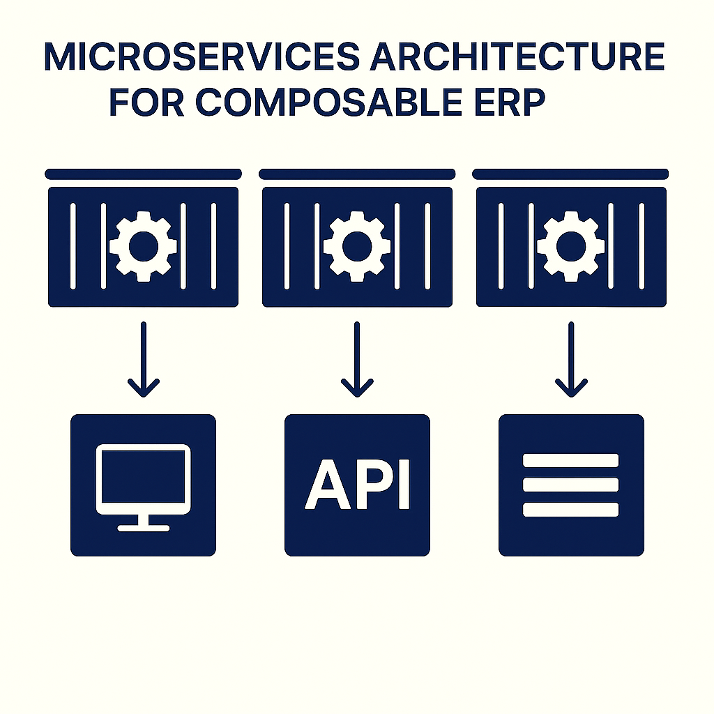Arquitetura de microsserviços para ERP composable