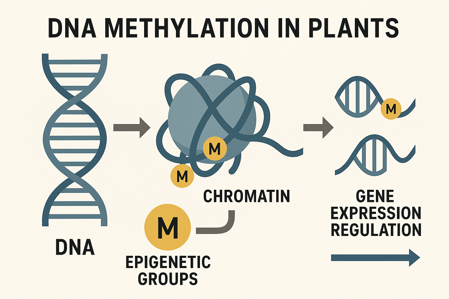 Infográfico mostrando mecanismo de metilação do DNA em plantas

Compostos que Modulam Mecanismos Epigenéticos nas plantas