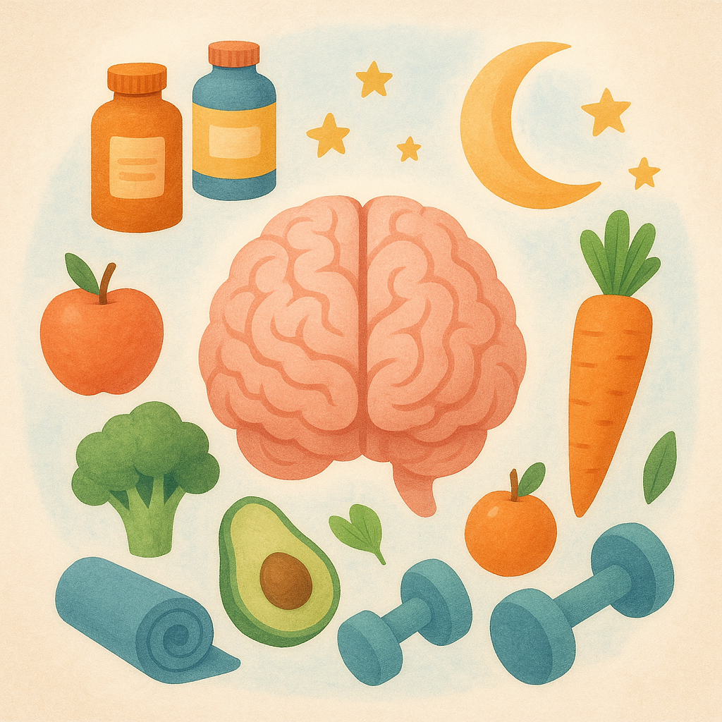 Comprehensive approach to mental focus and brain health