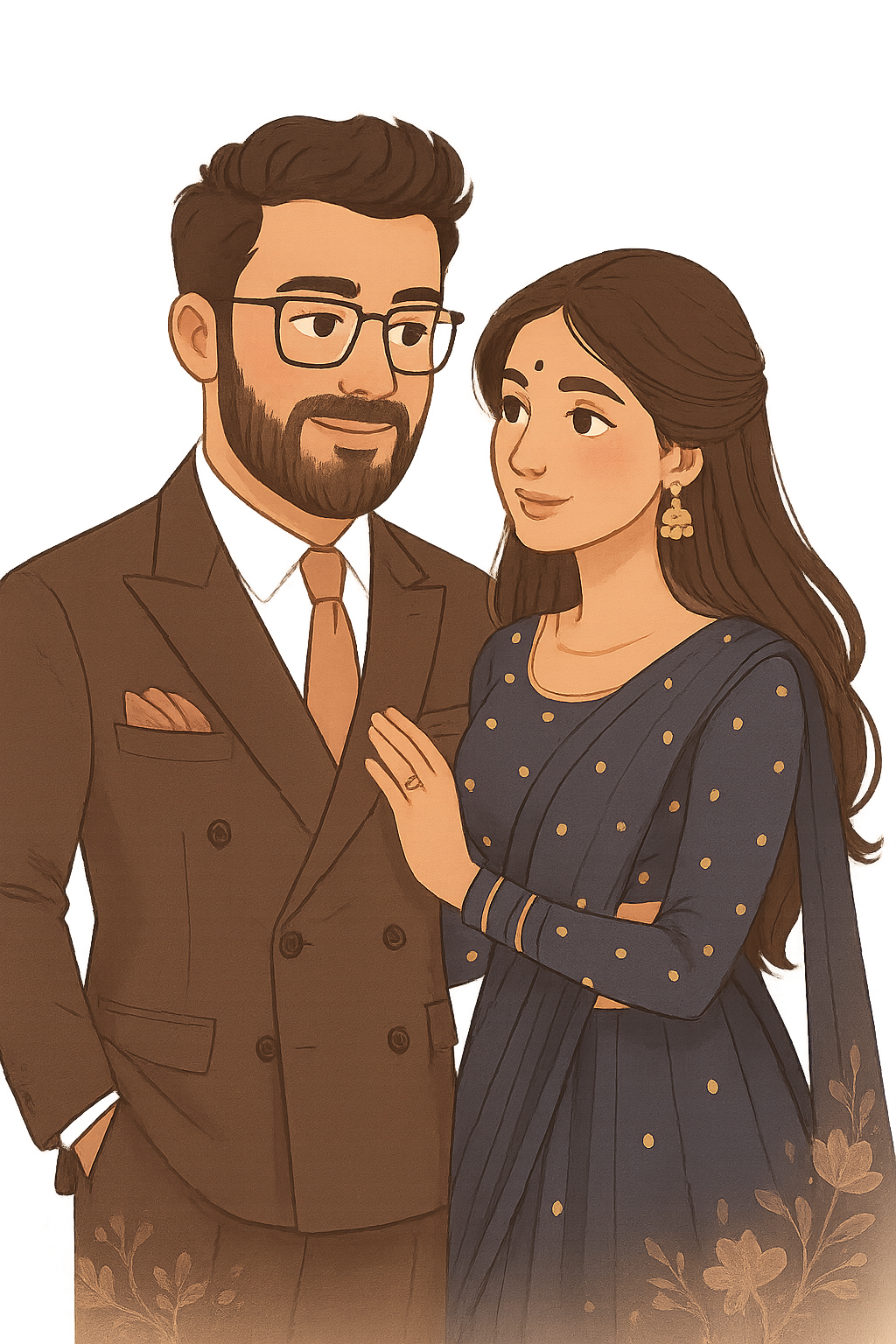 Saumya & Jatin - AI Animated Couple