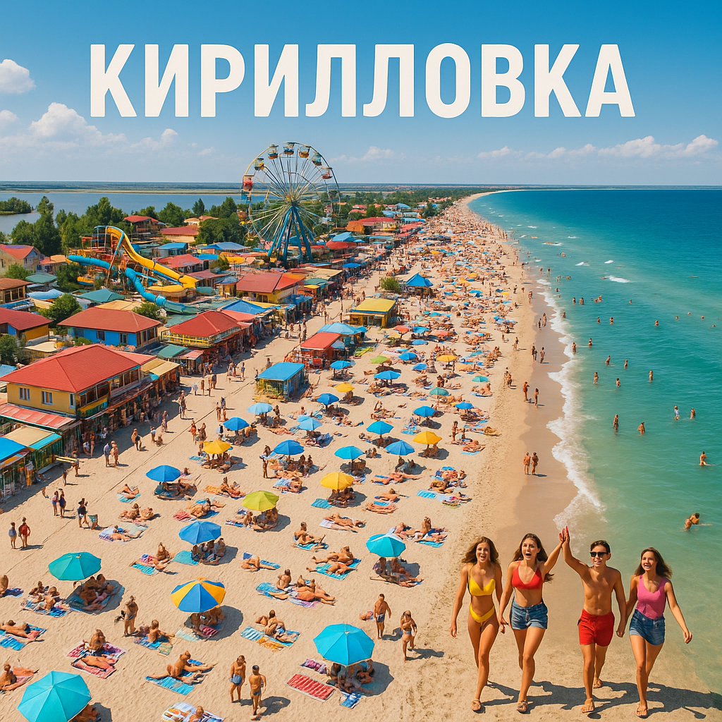 Кирилловка - молодежный курорт между морем и лиманами с развитой инфраструктурой
