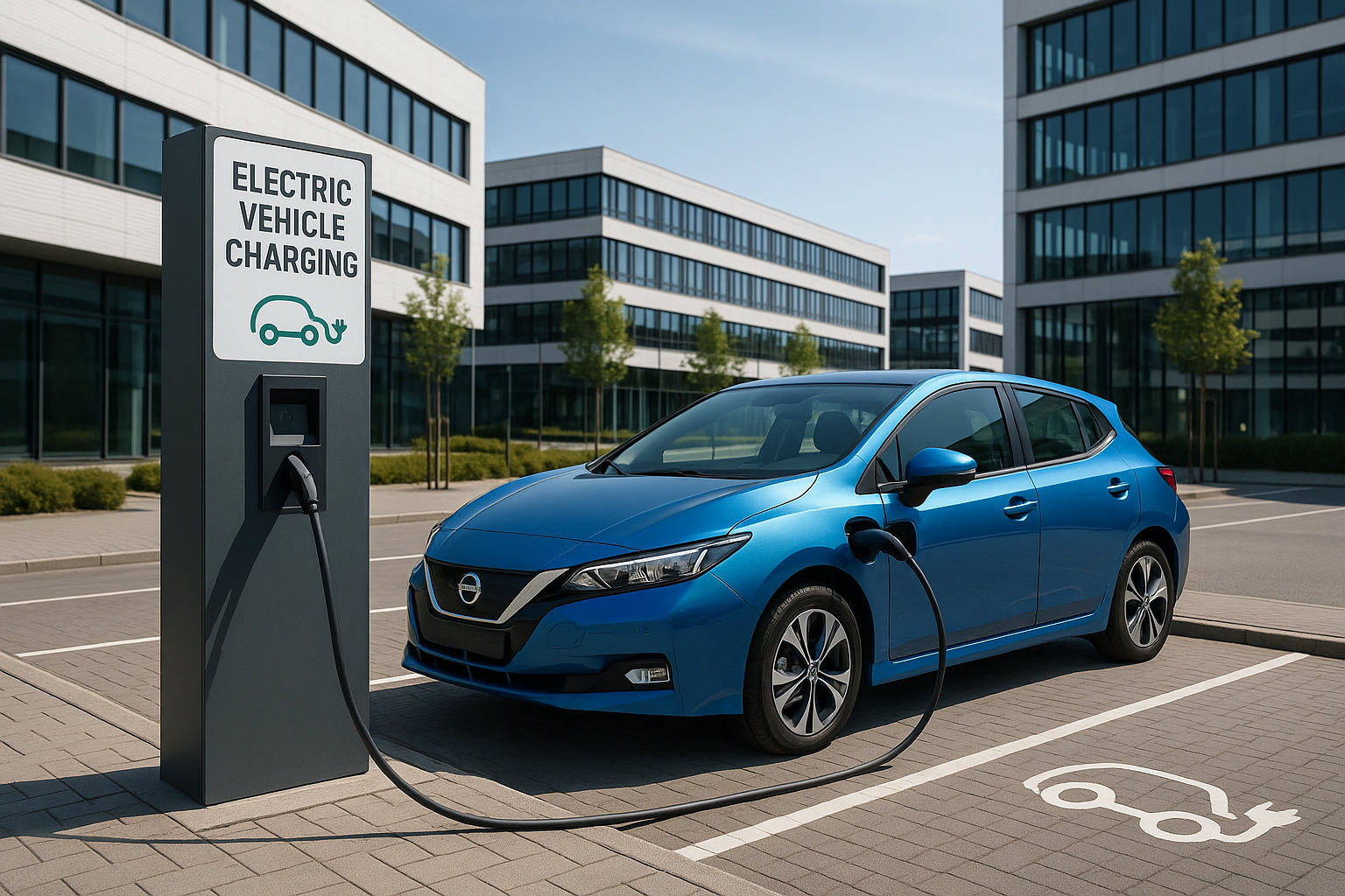 Station de recharge électrique - impact réseau maîtrisé