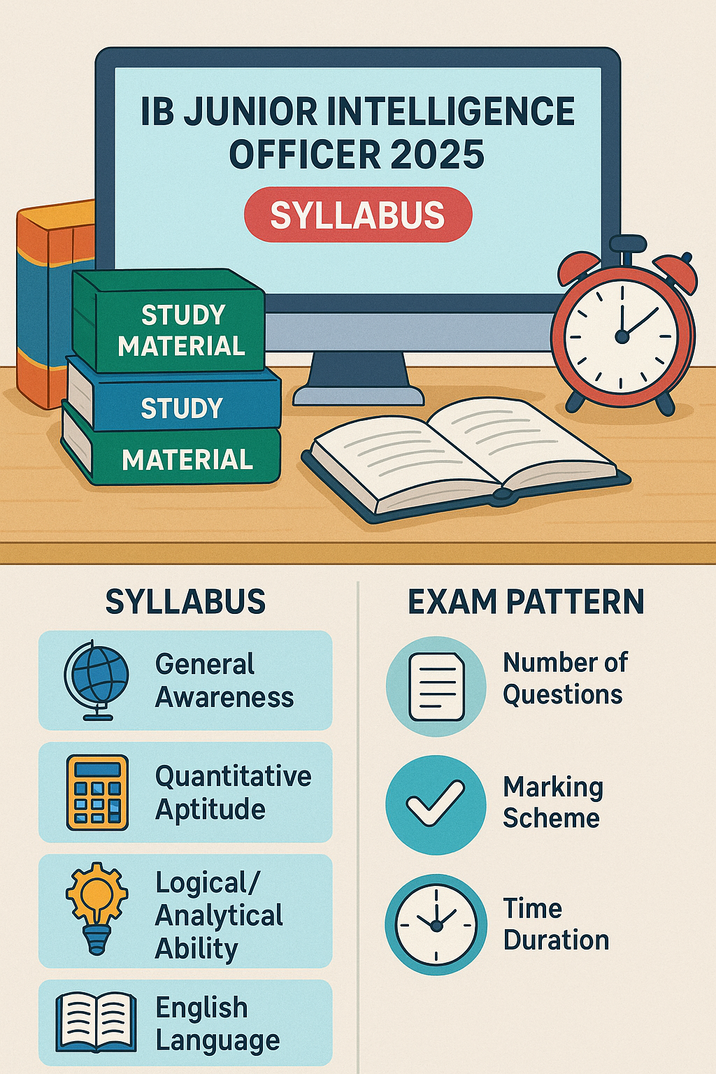 IB JIO 2025 Syllabus and Exam Pattern study guide