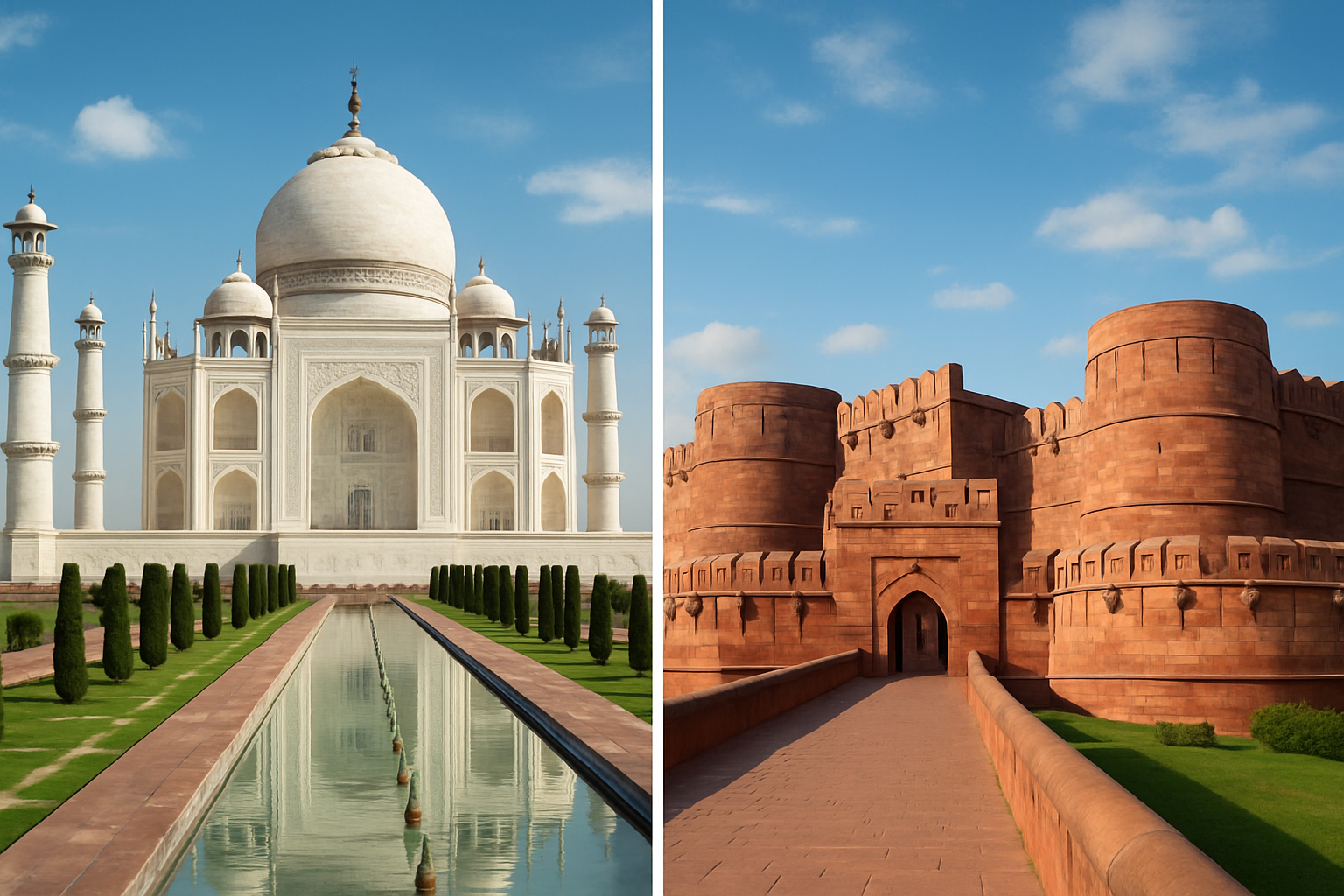 Taj + Agra Fort Combo Tour