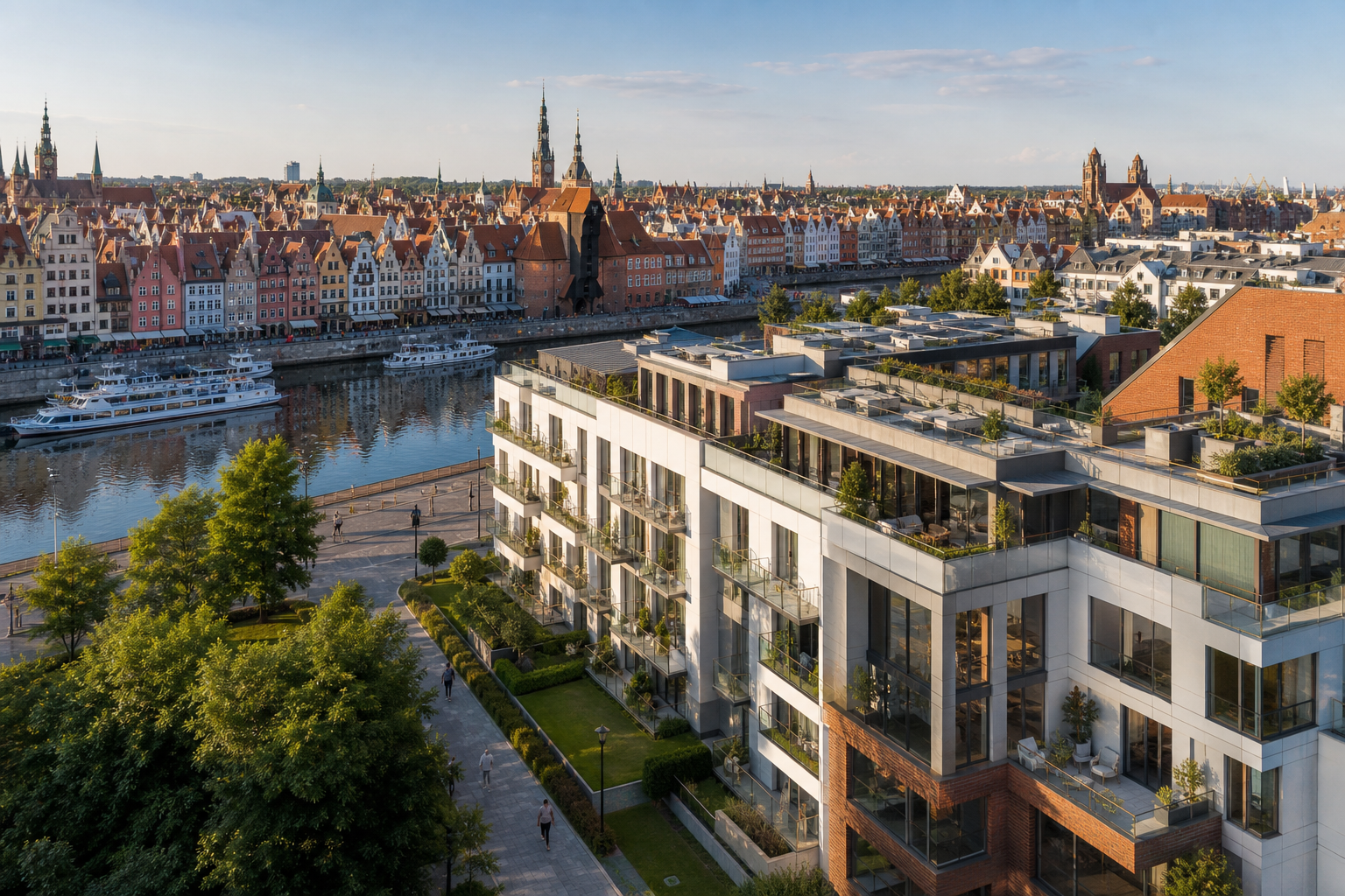 Widok na Gdańsk – siedziba Poland Investing Group