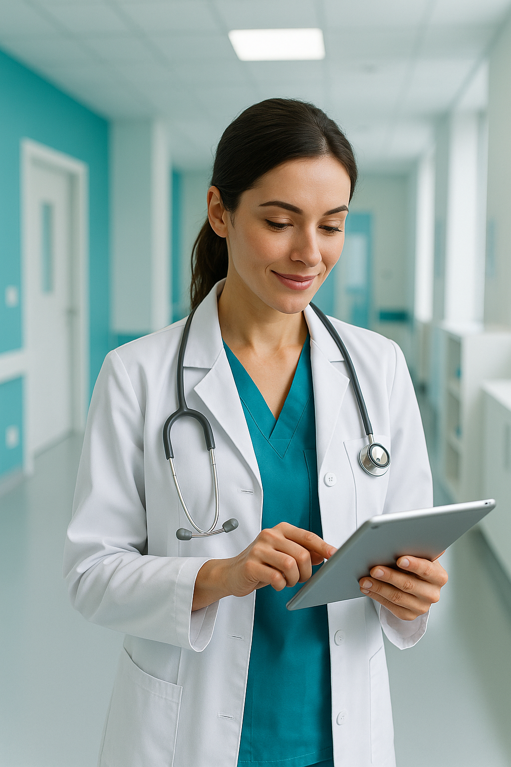 Marketing digital para profissionais de saúde em consultório moderno