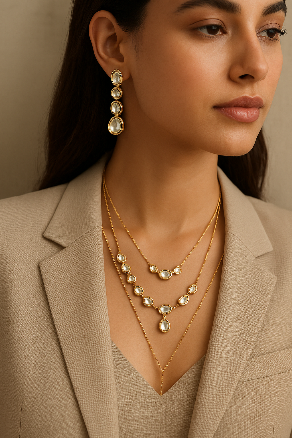 Hero image showcasing top artificial jewelry trends for 2025 including kundan fusion and minimalist designs
