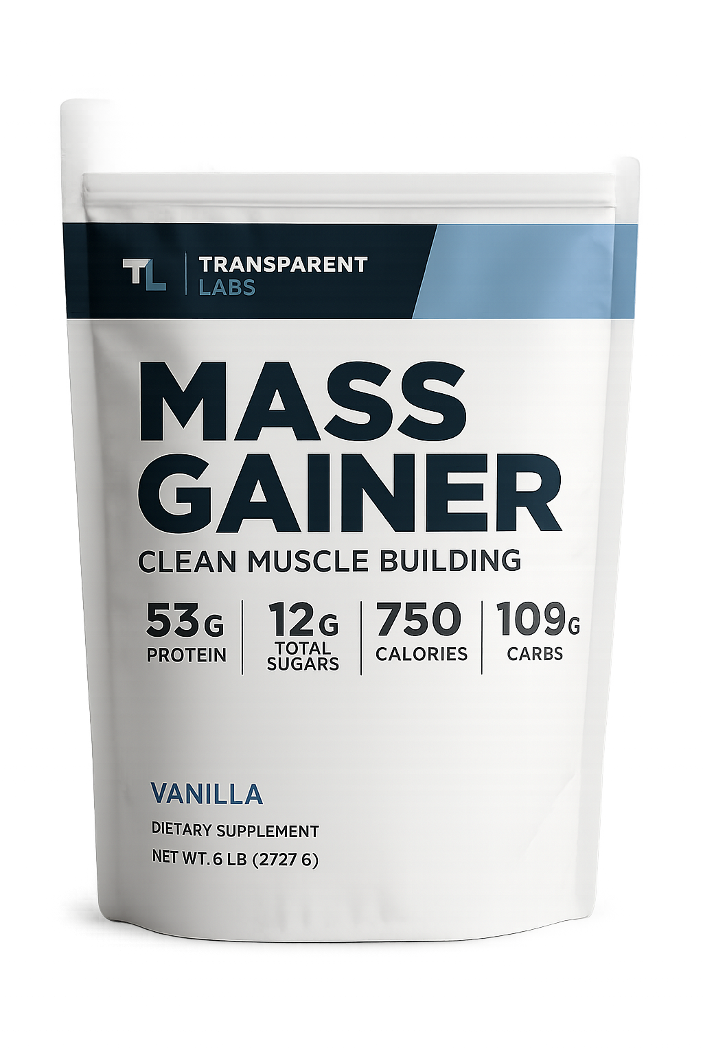 Transparent Labs Mass Gainer - Clean Muscle Building Supplement