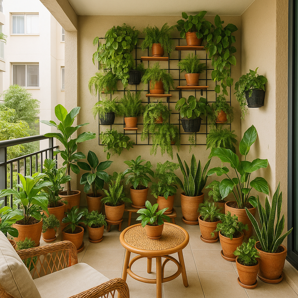 Plantas y vegetación para crear oasis verdes en espacios pequeños