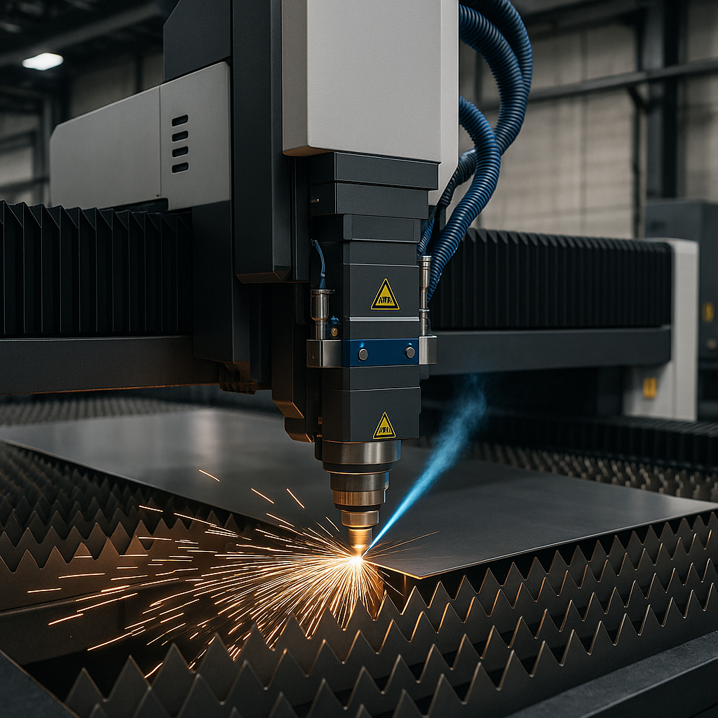 Nowoczesne cięcie laserowe z systemem sprężonego powietrza