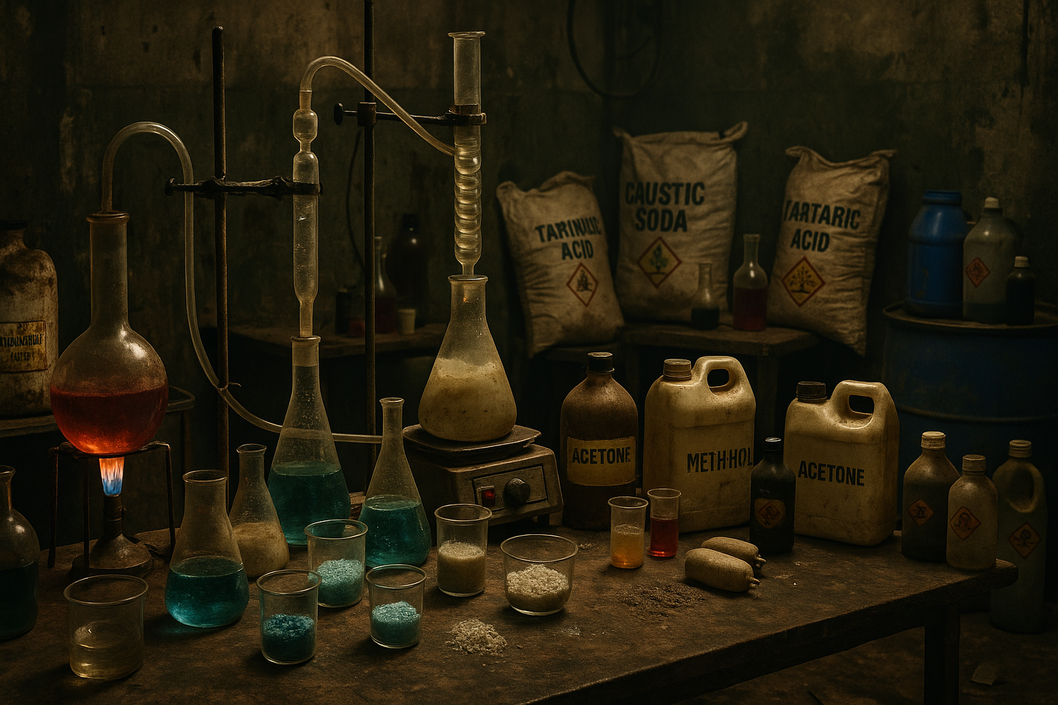 Clandestine drug laboratories: The hidden manufacturing of synthetic drugs in India