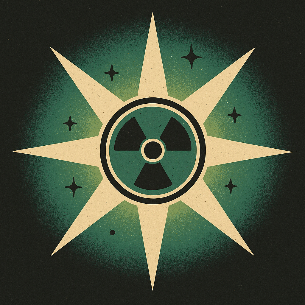 Atomic age logo design