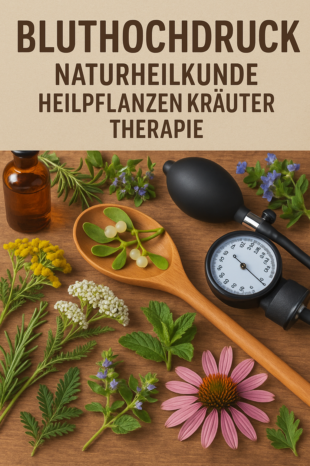 Naturheilkunde bei Bluthochdruck mit Heilpflanzen und alternativen Therapien