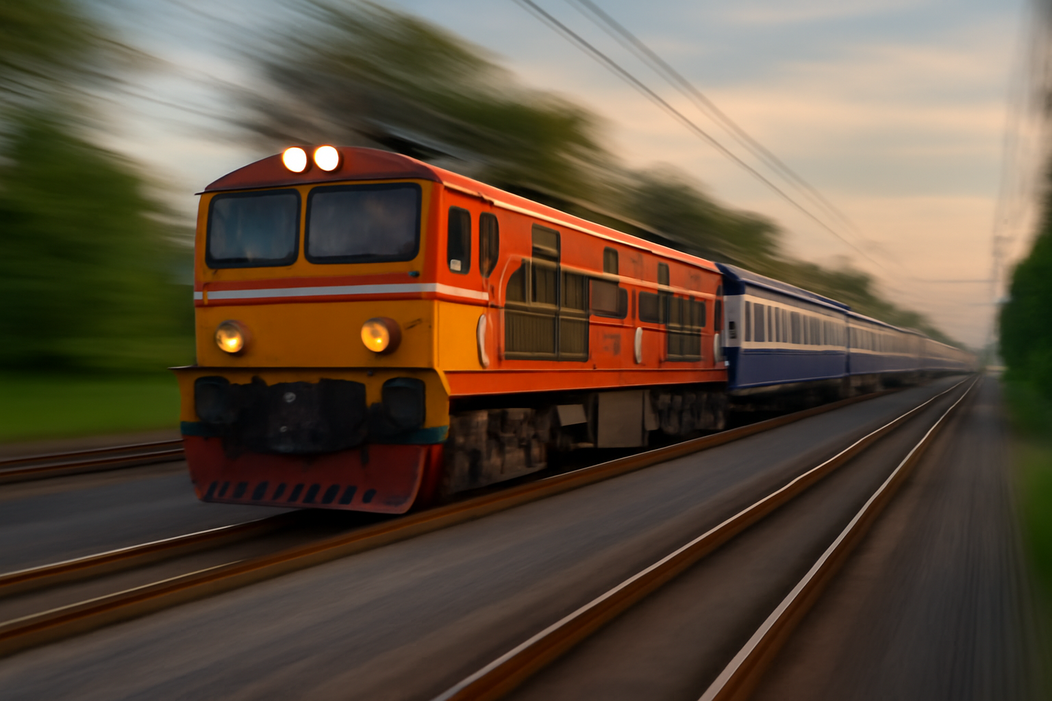 Running Train