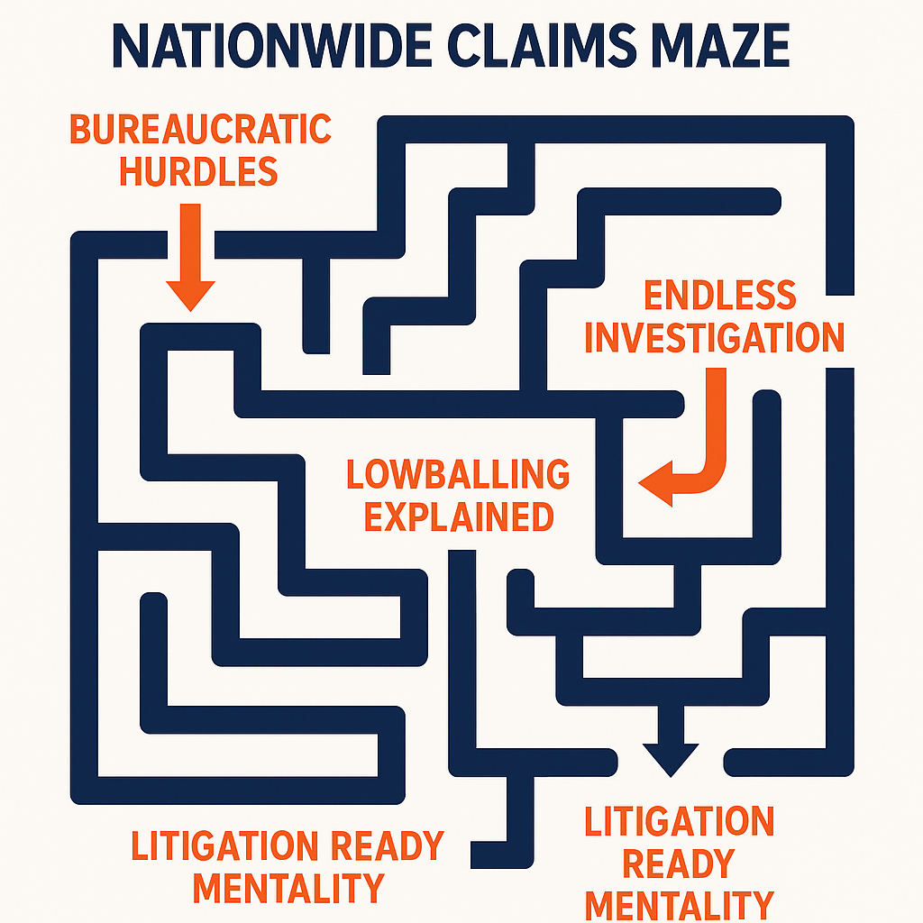 Nationwide claims process obstacles and challenges