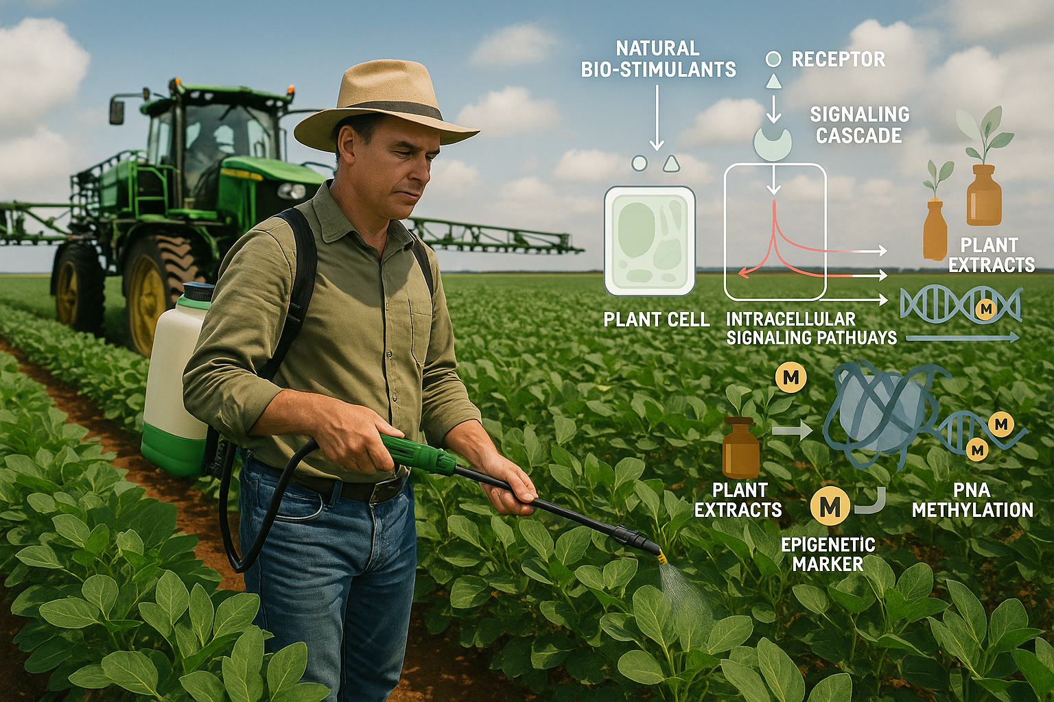 Aplicação de bioestimulantes em soja no Cerrado brasileiro.

Compostos que Modulam Mecanismos Epigenéticos nas plantas