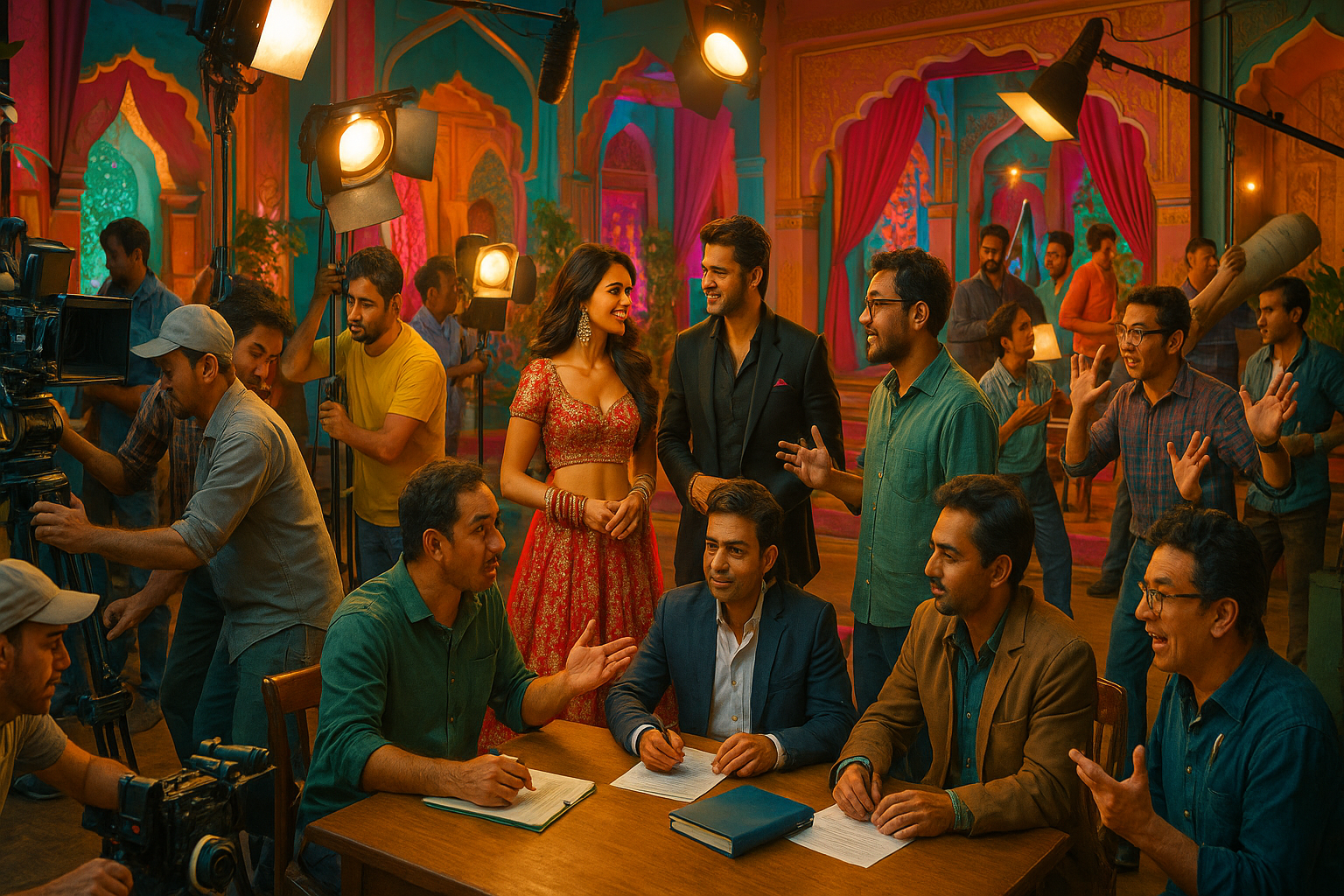 The chaotic reality behind Bollywood's glittering facade