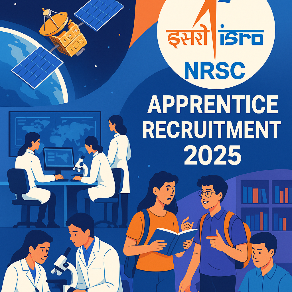 ISRO NRSC Apprentice 2025 recruitment announcement