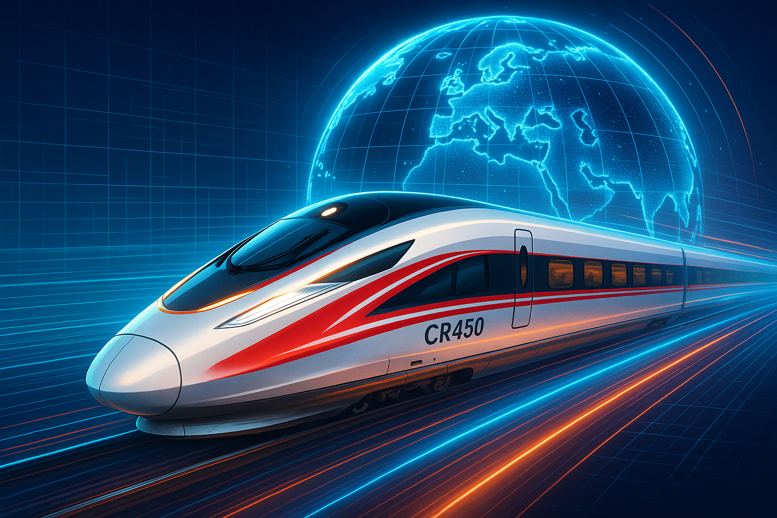 CR450 bullet train global impact