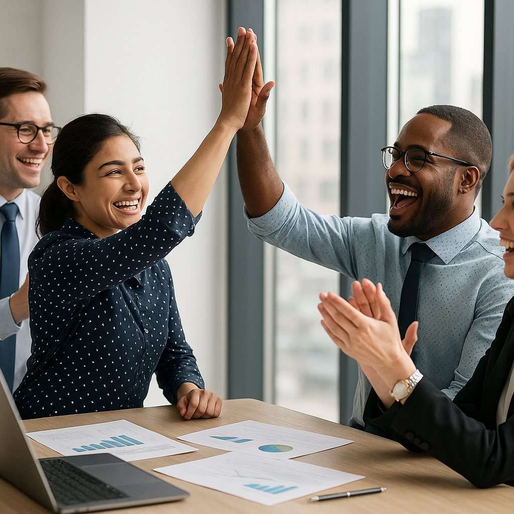 Successful job placements and business achievements