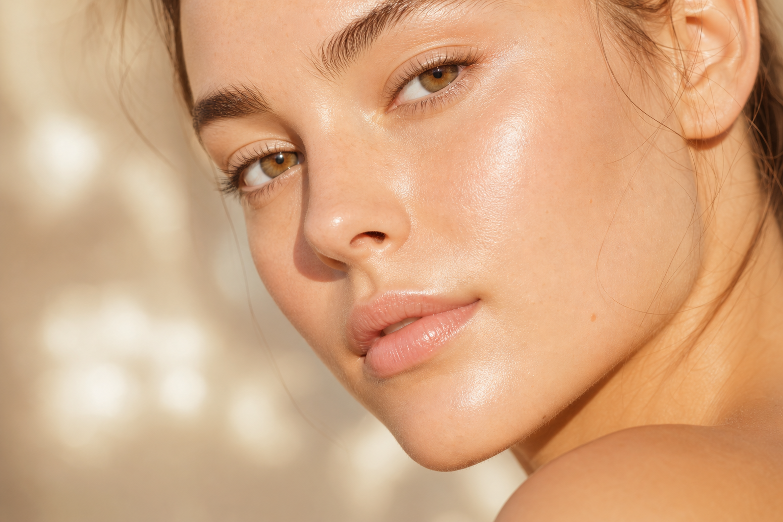 Healthy glowing skin