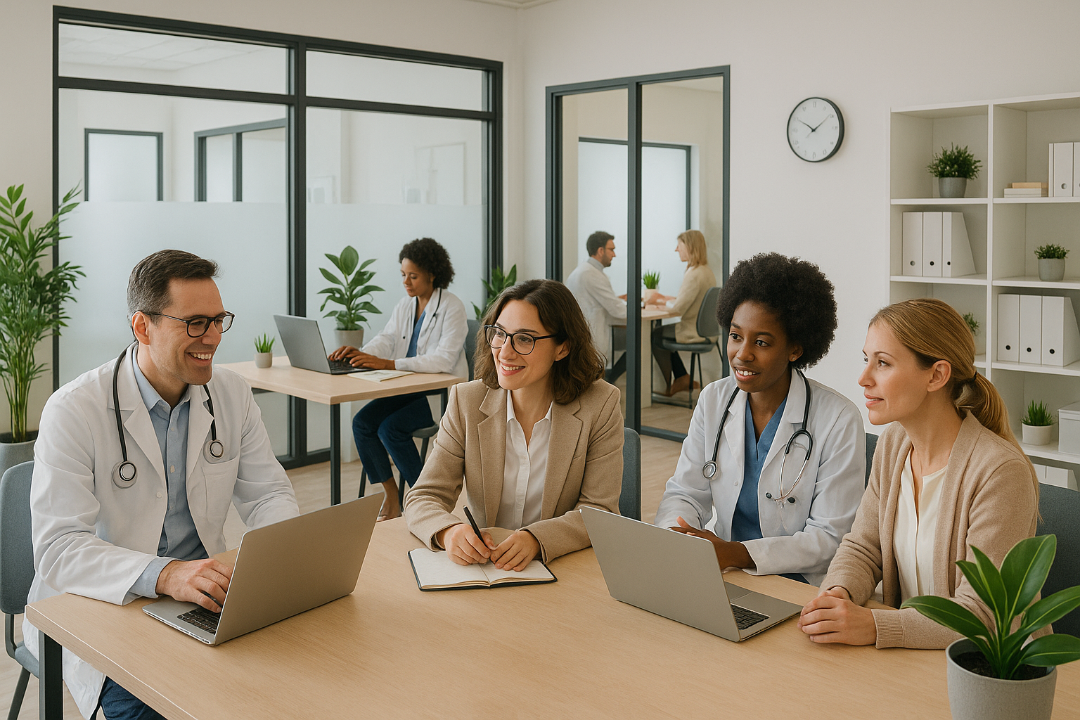 Consultórios compartilhados modernos para profissionais da saúde