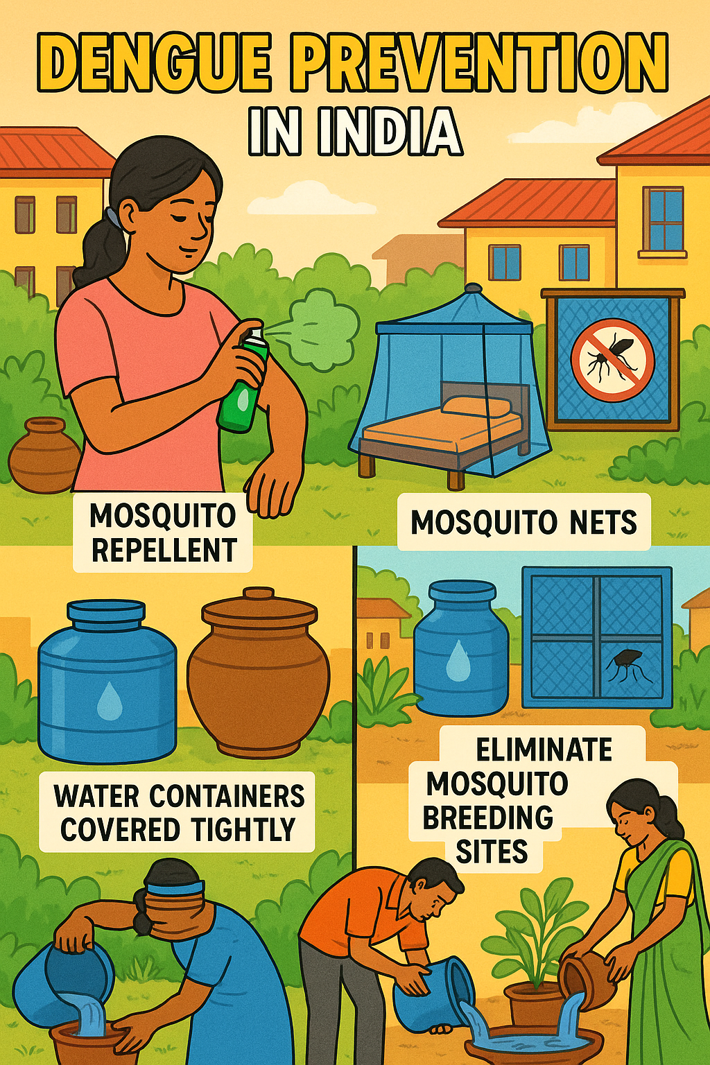 Essential dengue prevention practices for Indian households during monsoon