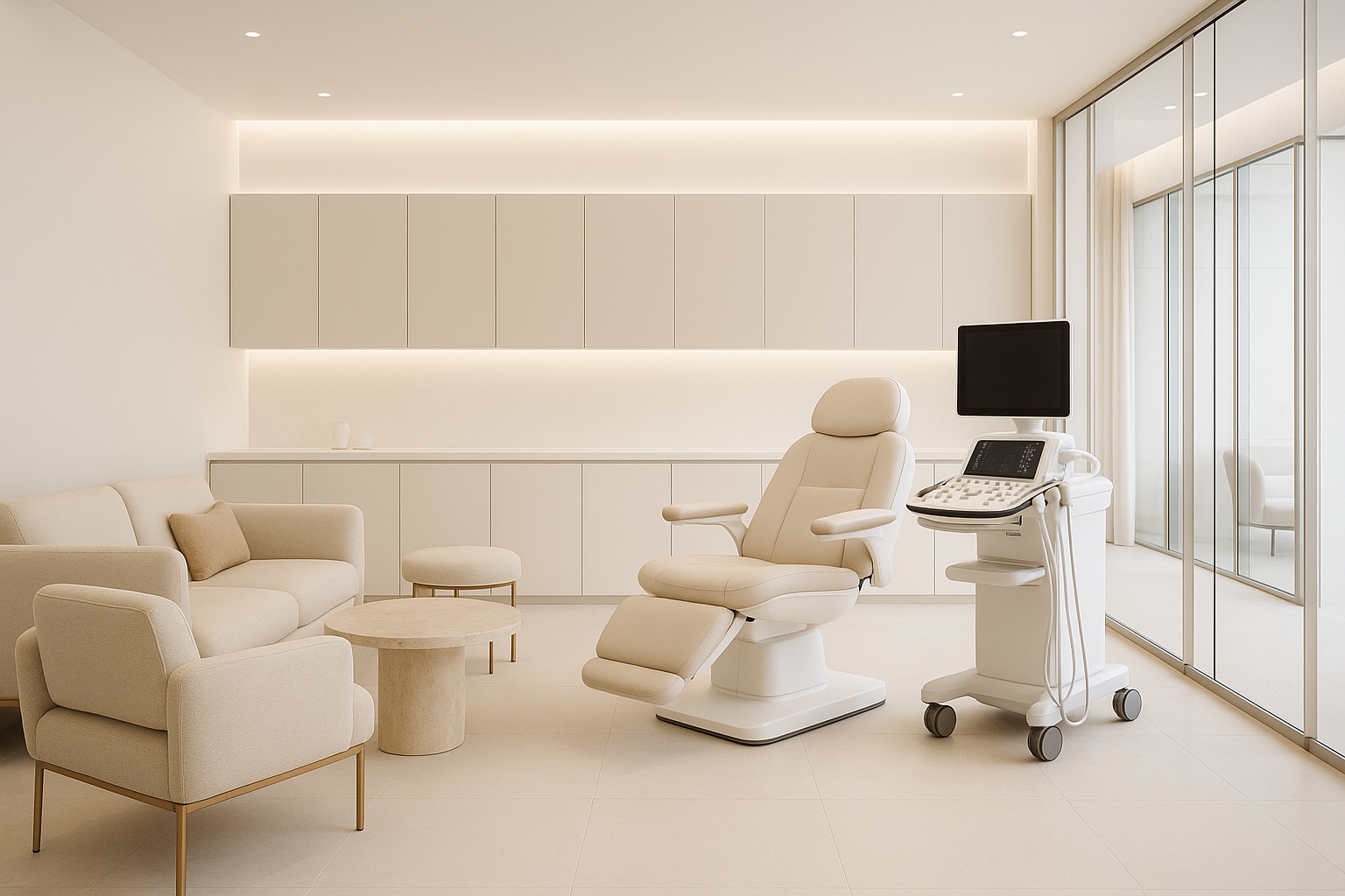 Ultra-luxury medical consultation environment