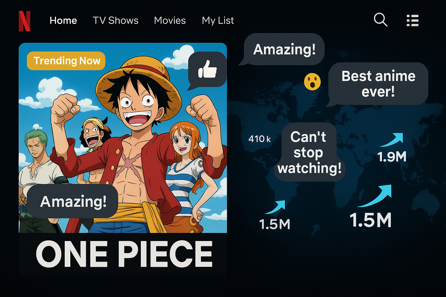 Netflix One Piece success