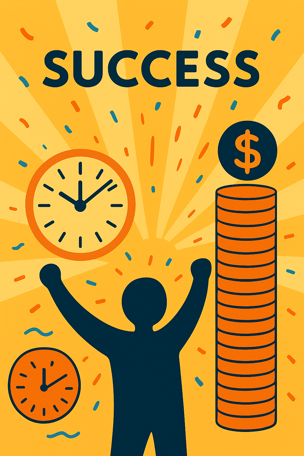 Celebrating achieved goals and living the manifested ideal life