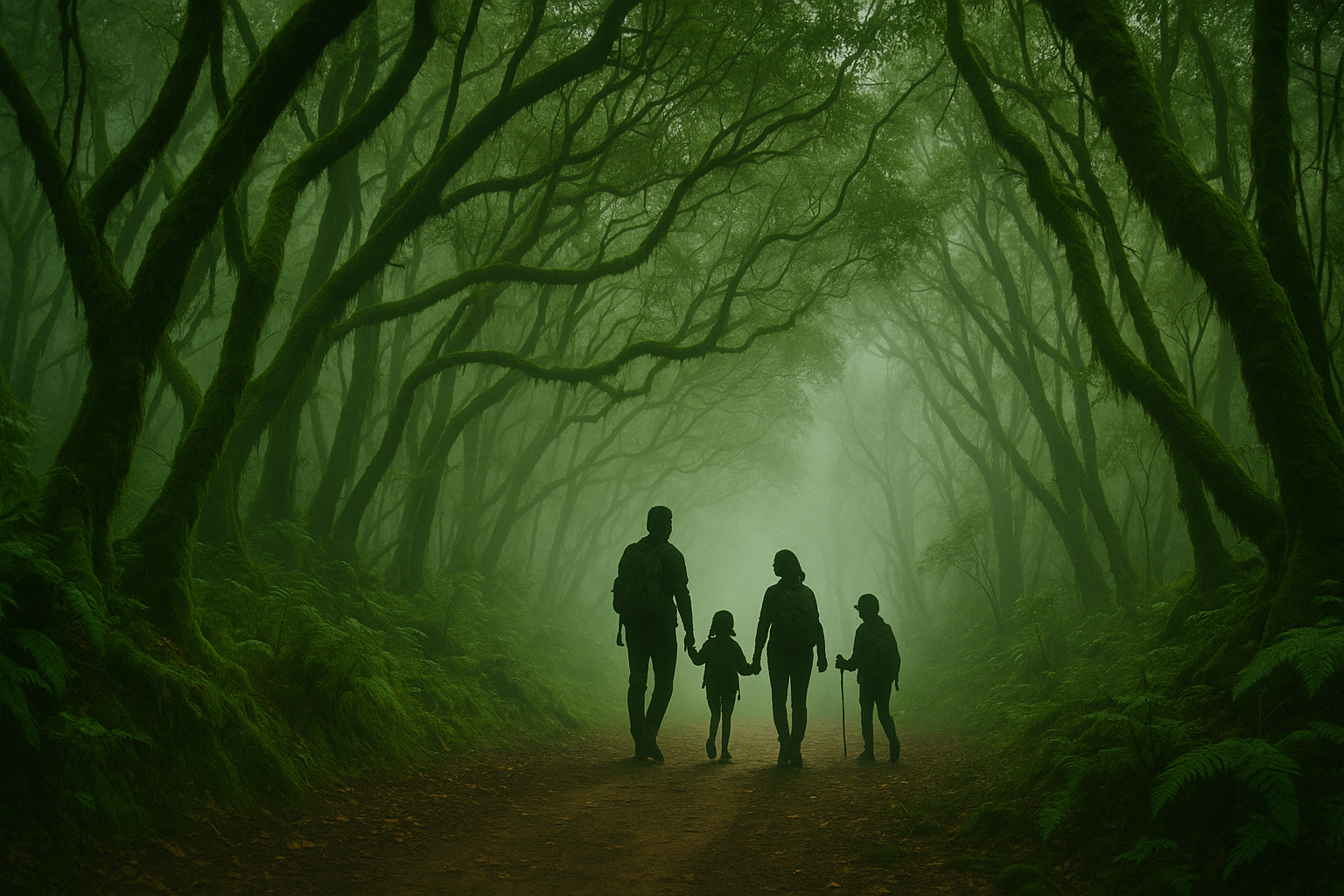 Featured image showing La Gomera's mystical landscapes perfect for family bonding