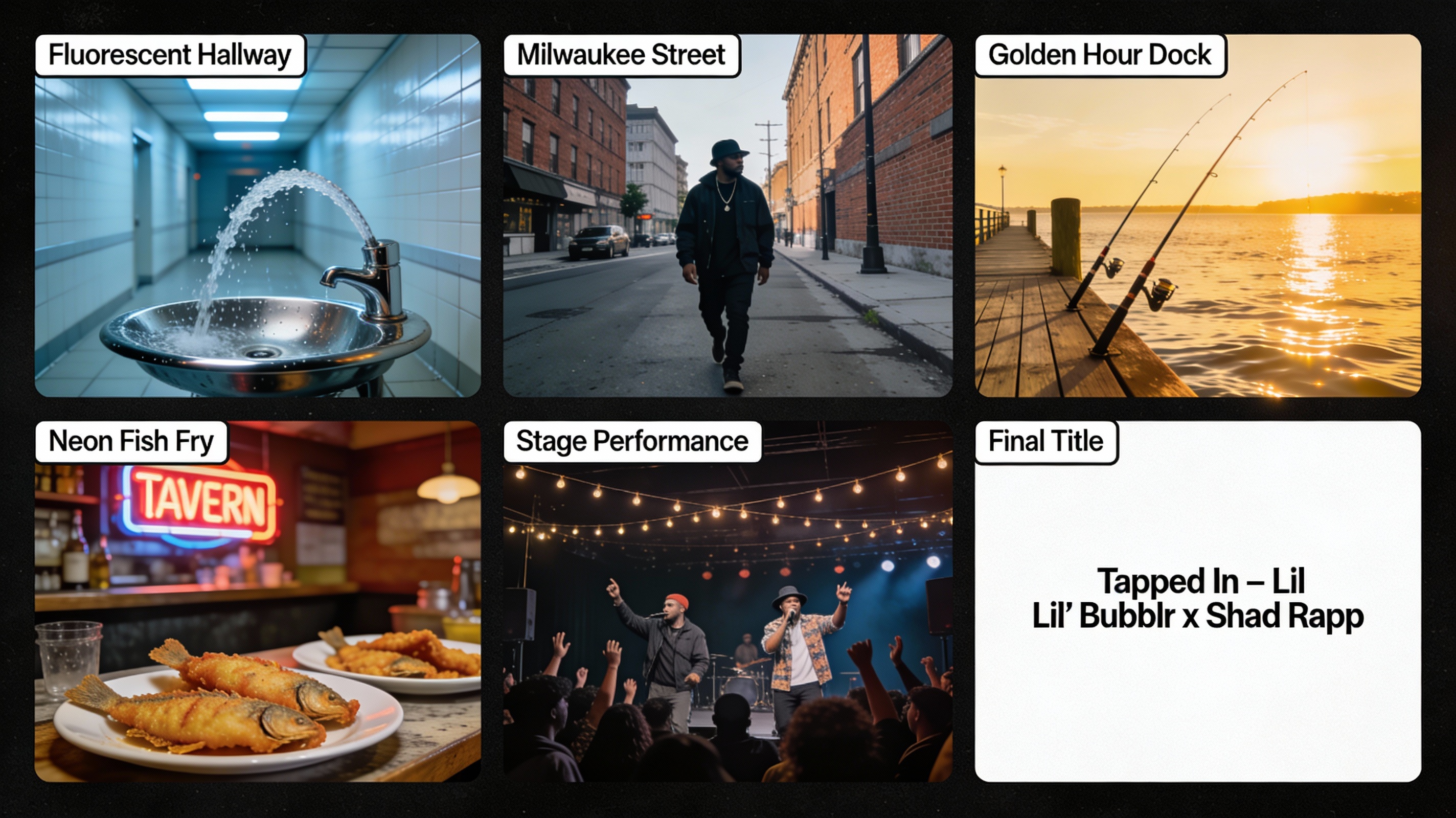 Tapped In video storyboard