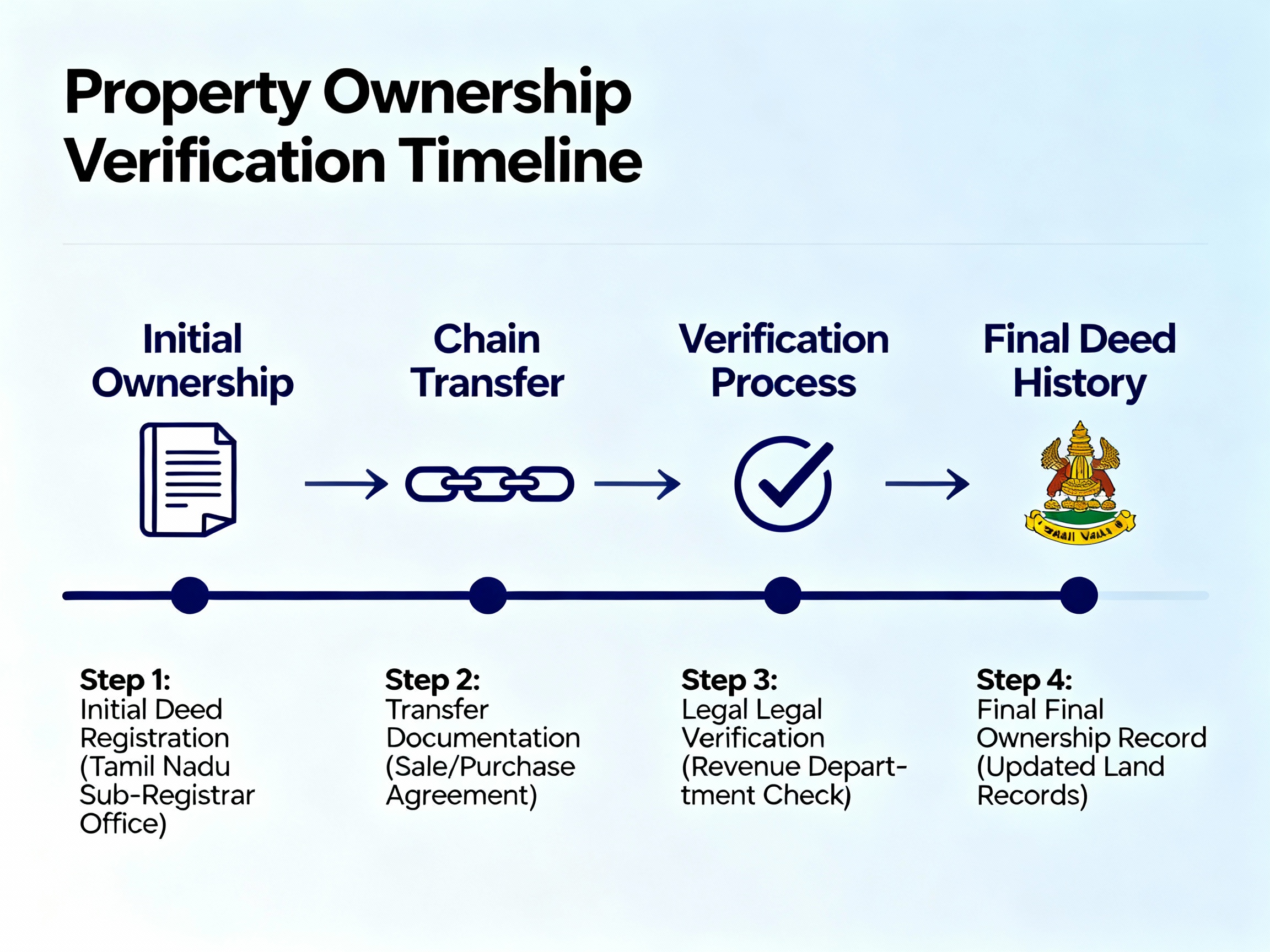 உரிமைத் தொடர் சரிபார்ப்பு காலவரிசை