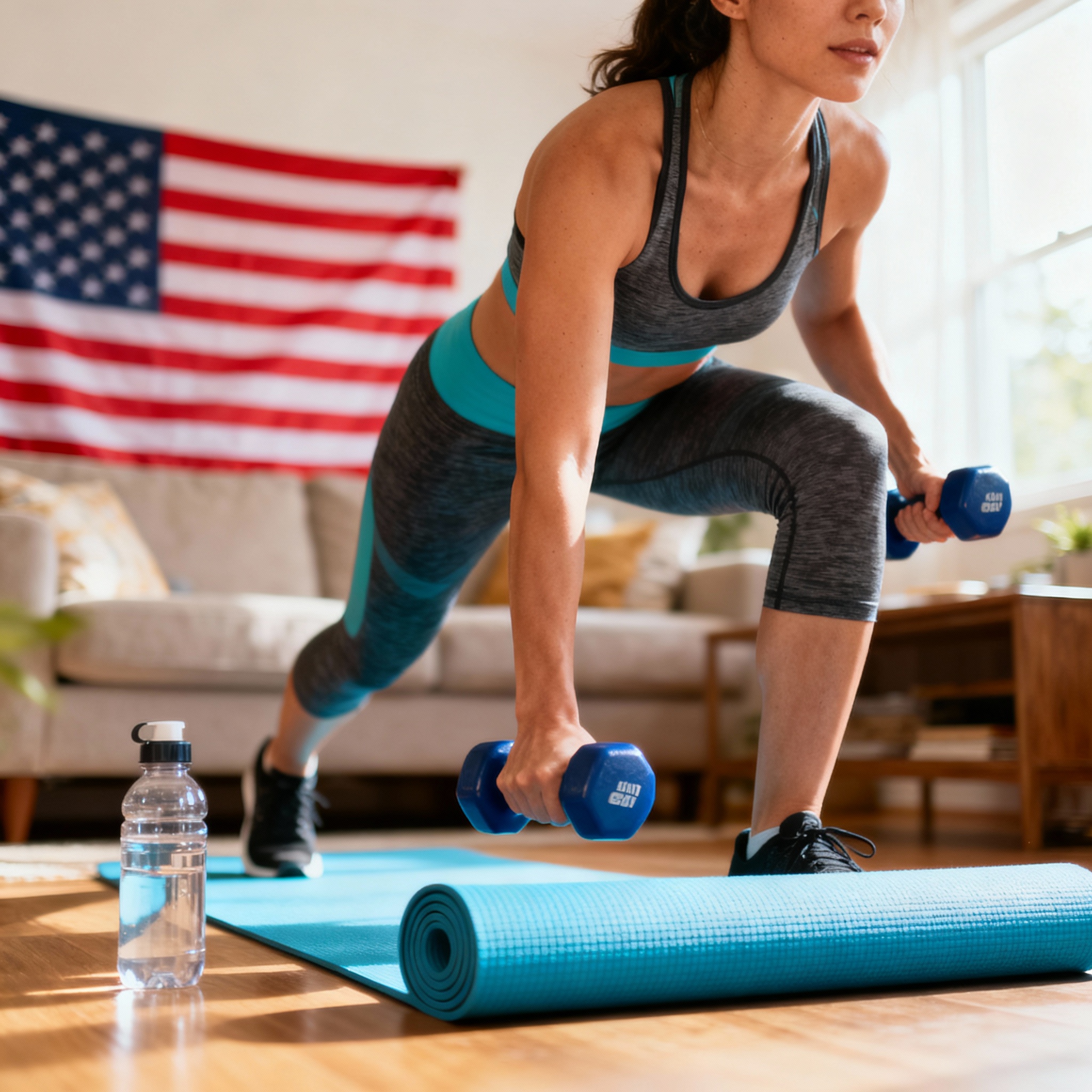 Home workout for weight loss USA